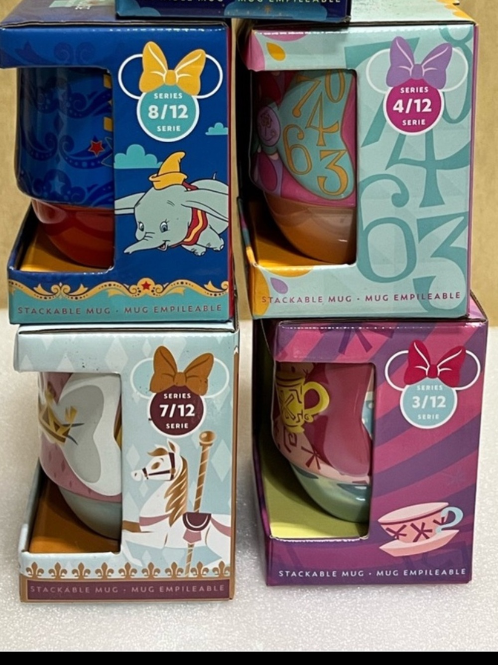 Disney Stackable mugs